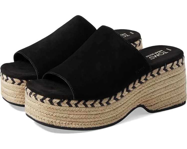 Мюли TOMS Laila, цвет Black Suede