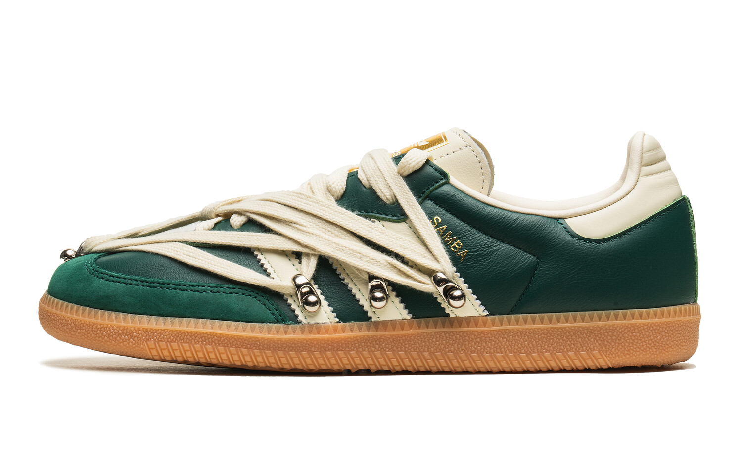 Кроссовки adidas originals SAMBA OG Lifestyle Shoes Unisex Low-top Green/white, зеленый