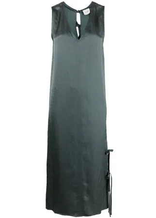 Alysi платье миди без рукавов с V-образным вырезом