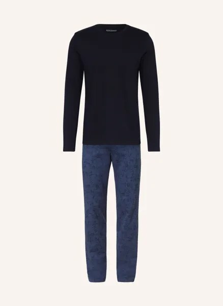 Пижамы casual essentials Schiesser, синий