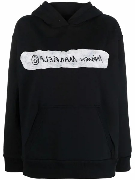 MM6 Maison Margiela худи с эффектом изнанки