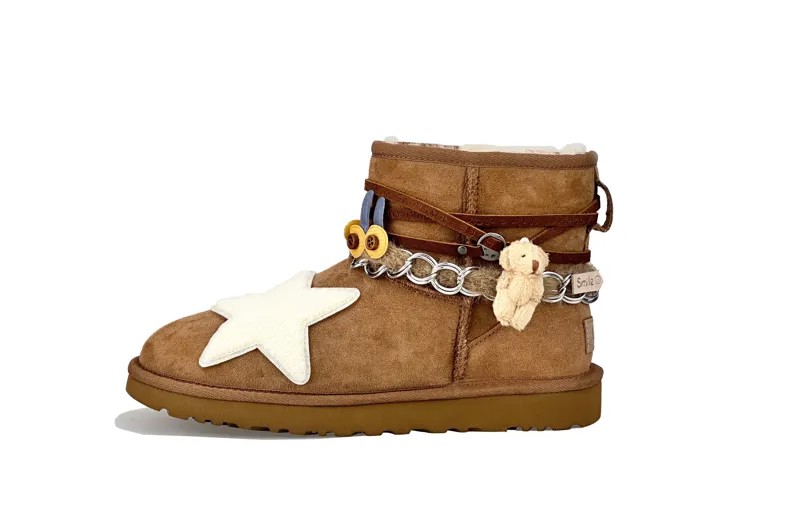 CLASSIC MINI Зимние ботинки женские каштановые Ugg