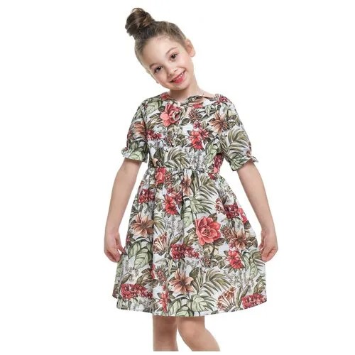 Платье Mini Maxi, размер 104, мультиколор