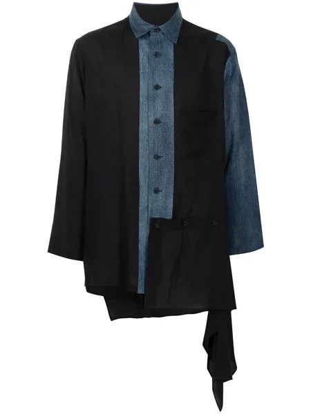 Yohji Yamamoto рубашка асимметричного кроя