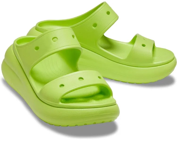 Туфли Crocs Classic Crush Sandal, цвет Limeade