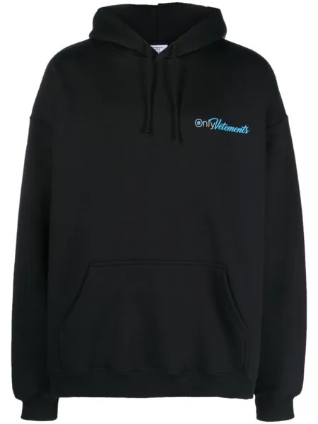 VETEMENTS худи с логотипом, черный