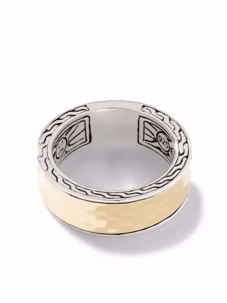 John Hardy кольцо Classic Chain из желтого золота и серебра