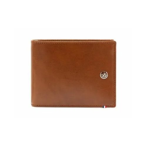 Бумажник S.T.Dupont, фактура гладкая, коричневый