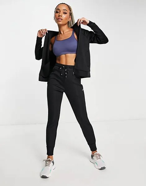 Черная худи на молнии ASOS 4505 Icon