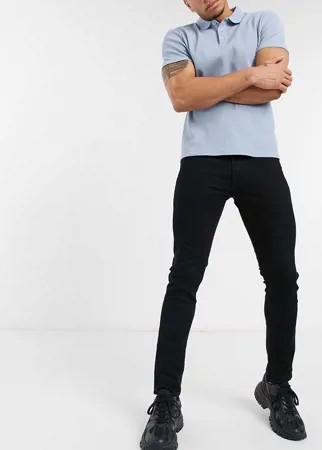 Черные супероблегающие джинсы Abercrombie & Fitch-Черный цвет
