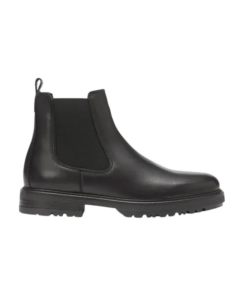 Стильные кожаные ботинки челси Marc O'Polo, черный