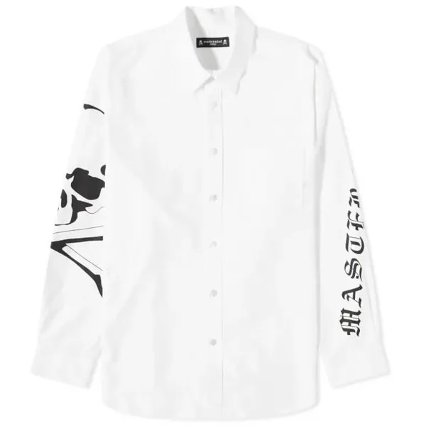 Рубашка Mastermind Japan Oxford, белый