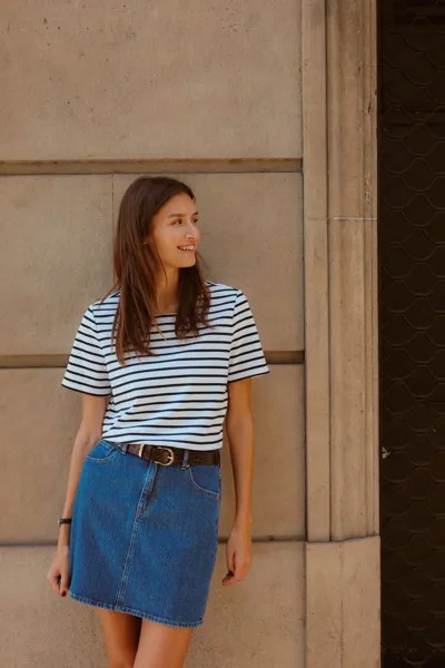 Джинсовая мини-юбка Vero Moda, синий
