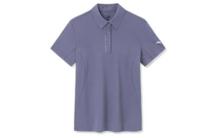 Рубашка поло Variety Training Collection женская серая картофельно-фиолетовая Anta