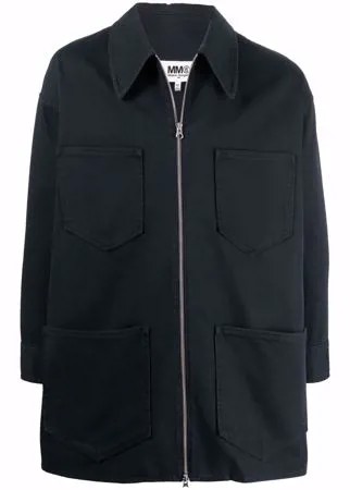 MM6 Maison Margiela спортивная куртка на молнии с карманами