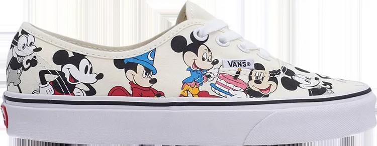 Кеды Vans Disney x Authentic Mickeys Birthday, белый