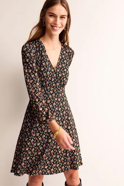 Платье Willow из джерси Boden, черный