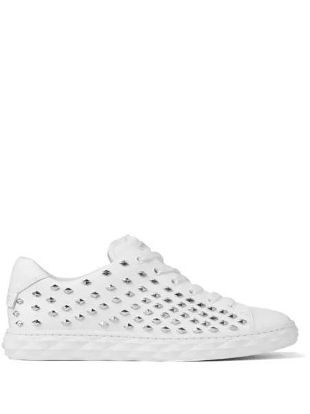 Кроссовки Jimmy Choo Diamond Light Rivets, белый