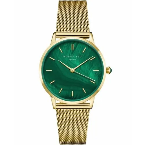 Наручные часы Rosefield PEGMG-R10, золотой, зеленый