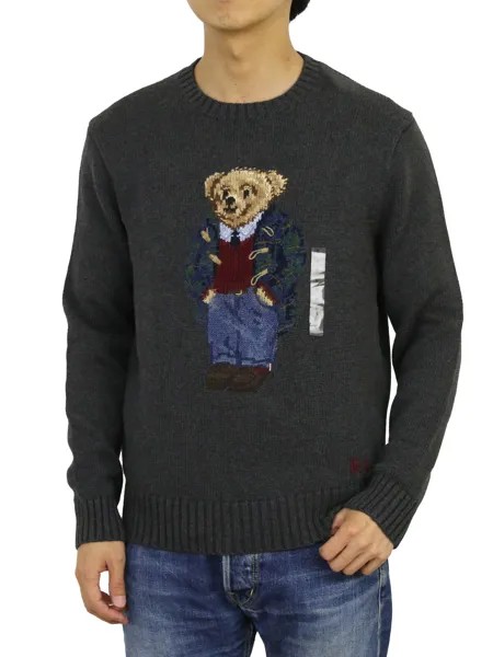 Polo Ralph Lauren Свитер С Круглым Вырезом Polo Bear Sweatshirt Pullover Толстовка - Серый