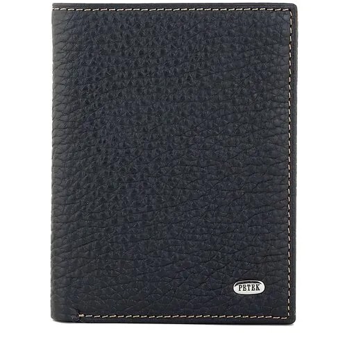Портмоне Petek 1855 184.46D.KD1, фактура зернистая, черный
