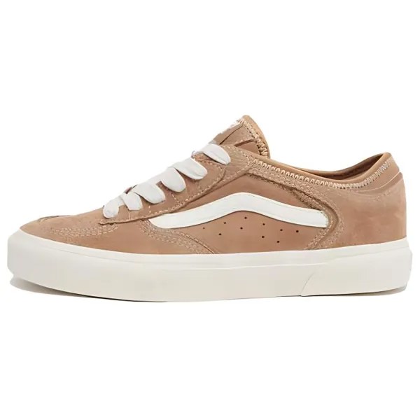 Кроссовки Vans Rowley Skateboarding Shoes Unisex Low-top Brown, коричневый