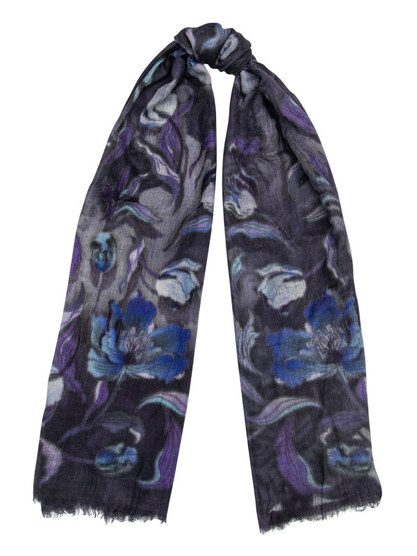 Палантин женский Eleganzza OR44-29200 синий/серый