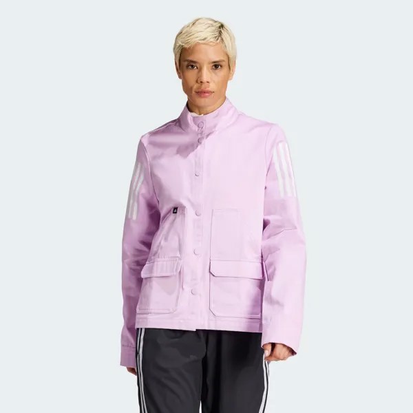 Велосипедная куртка Trackstand Utility Adidas, цвет Bliss Lilac