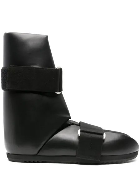 Rick Owens ботинки Splint с открытым носком, черный