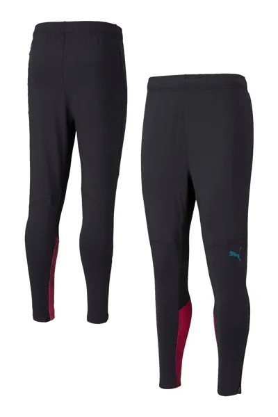 Джоггеры на молнии Manchester City Training Puma, черный