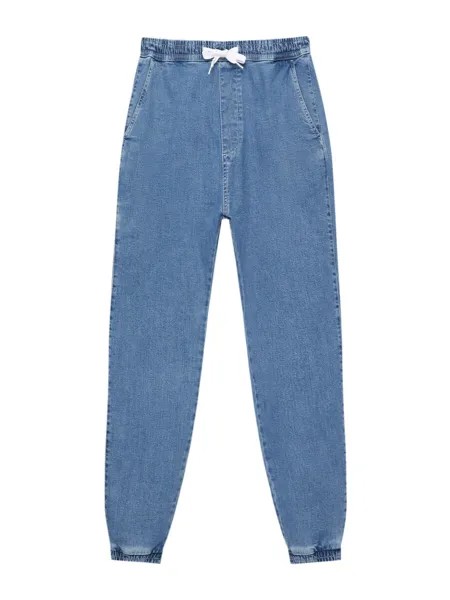 Повседневные джинсы Pull&Bear, синий джинсовый