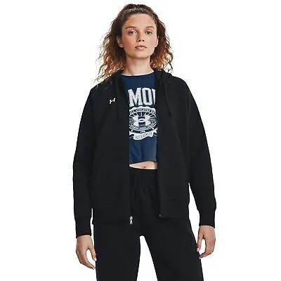 Женские худи и свитшоты Under Armour Rival Fleece Hoodie на молнии во всю длину