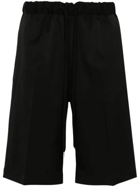 MM6 Maison Margiela шорты-бермуды строгого кроя, черный