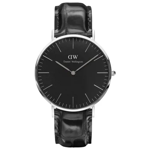 Наручные часы Daniel Wellington DW00100147, черный, серебряный