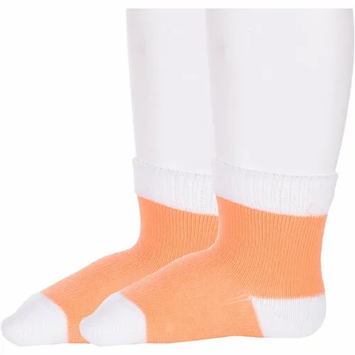 Носки Conte 2 пары, размер 8, оранжевый