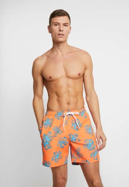 Шорты для плавания Floral Swim Shorts Urban Classics, цвет orange