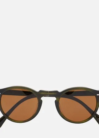 Солнцезащитные очки Oliver Peoples Gregory Peck 1962, цвет зелёный, размер 47mm