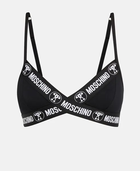 Мягкий бюстгальтер Moschino Underwear, черный