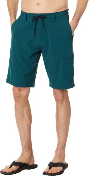 Гибридные шорты Cruiser Cargo 21 дюйм из переработанного материала Oakley, цвет Oil Blue