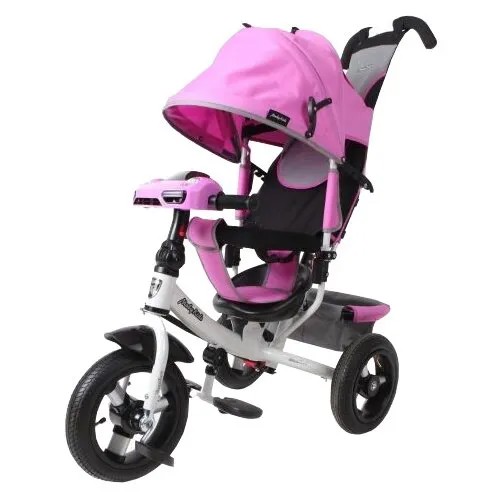 Трехколесный велосипед Moby Kids Comfort 12x10 AIR Car 2 лиловый