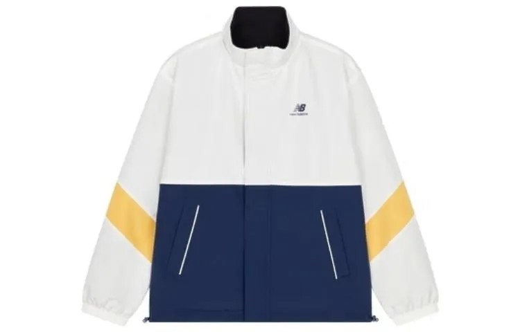 Куртка унисекс темно-синяя New Balance, темно-синий