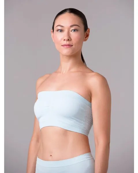 Топ женский Mademoiselle Fascia Corta Con C/E (Ilar) голубой S/M
