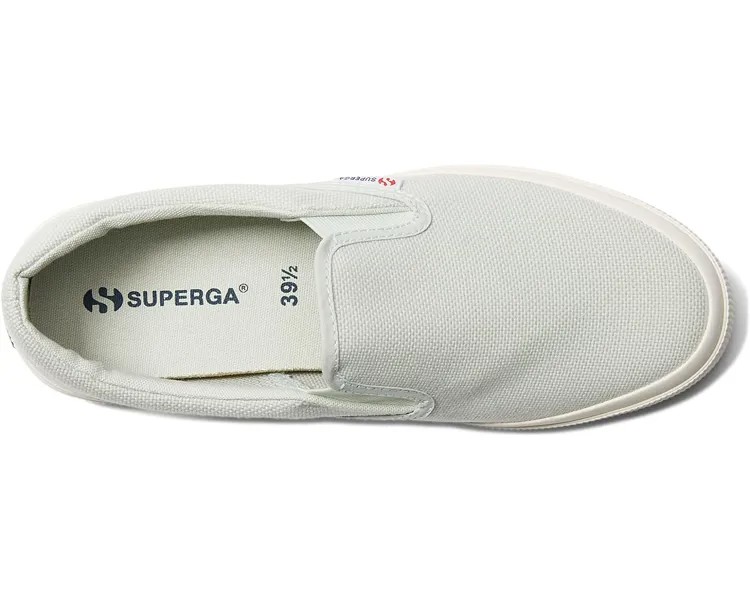 Кроссовки 2707 - Slip-On Superga, зеленый айсберг