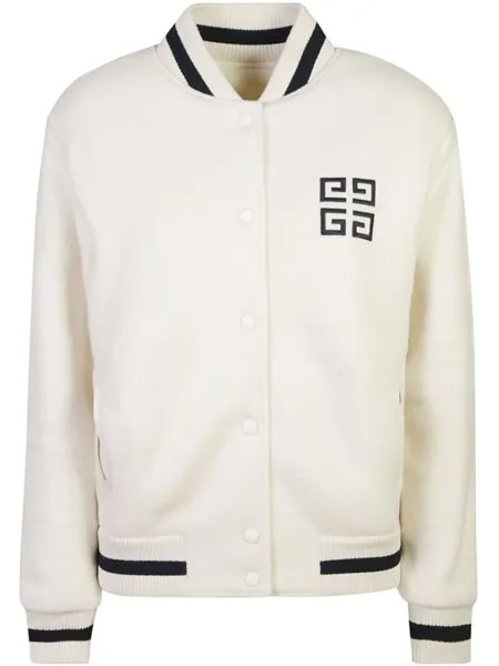 Givenchy куртка-бомбер Varsity 4G, нейтральный цвет