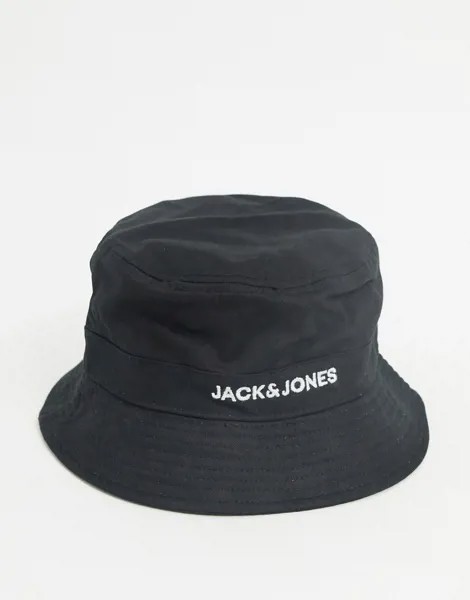 Черная панама Jack & Jones-Черный