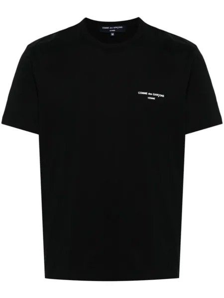 Comme des Garçons Homme футболка с логотипом, черный