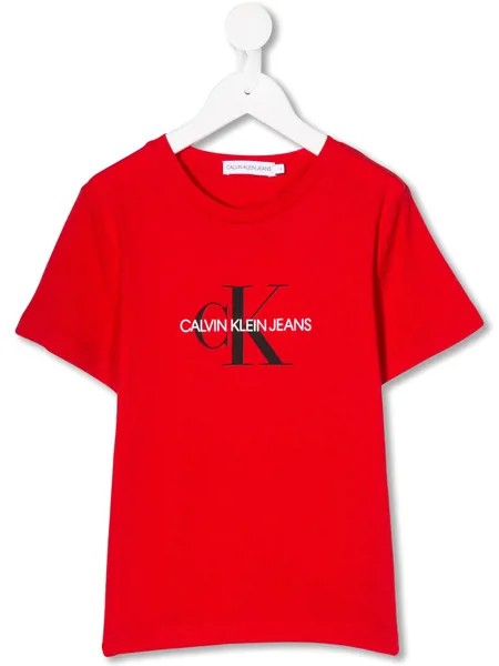 Calvin Klein Kids футболка с логотипом