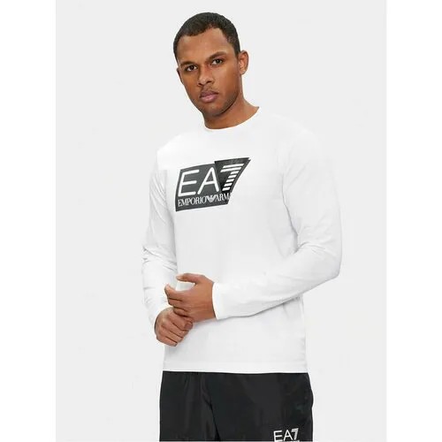 Лонгслив EA7, размер XXL [INT], белый