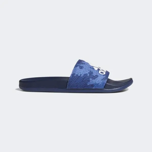 10 Мужские сандалии ADILETTE COMFORT SLIDES DARK BLUE CLOUD WHITE F34726