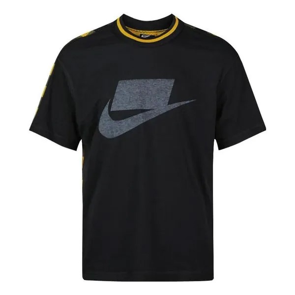 Футболка Nike Reversible T-Shirt 'Black Yellow', черный